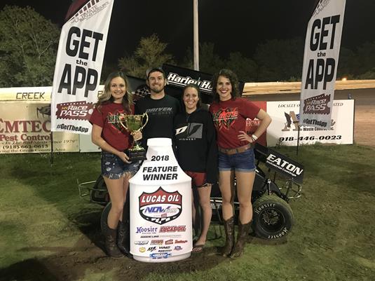 Flud and Moran Triumphant During Lucas Oil National Open Wheel 600 Series Event at Creek County