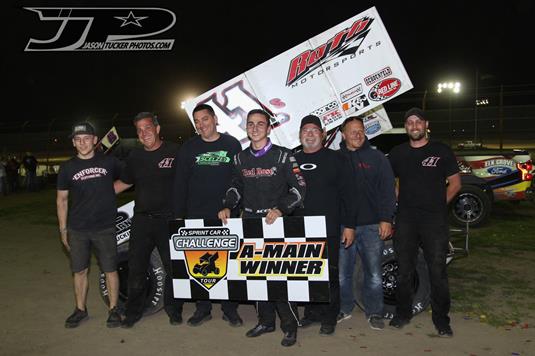 Giovanni Scelzi Sweeps Sprint Car Challenge Tour’s Asparagus Cup at Stockton Dirt Track