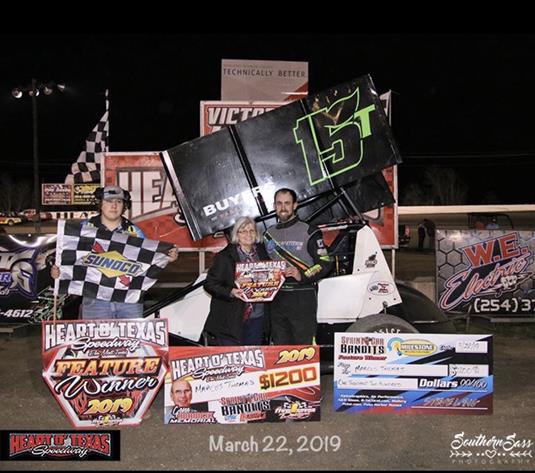 Marcus Thomas cashes in at  the Gene Adamcik Memorial