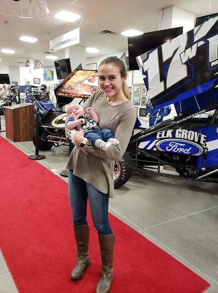 Racecar Driver Helps With Surprise Gender Reveal