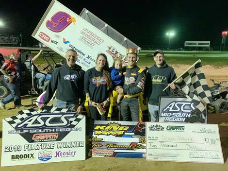 Hagar Captures First Win of the Season During King of the Wings Event at Jackson Motor Speedway