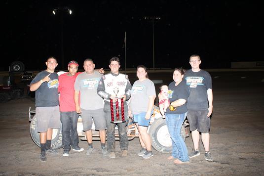 Zachary Madrid Captures Sprint Car Victory and Modified Podium at CSP’s Birthday Bash