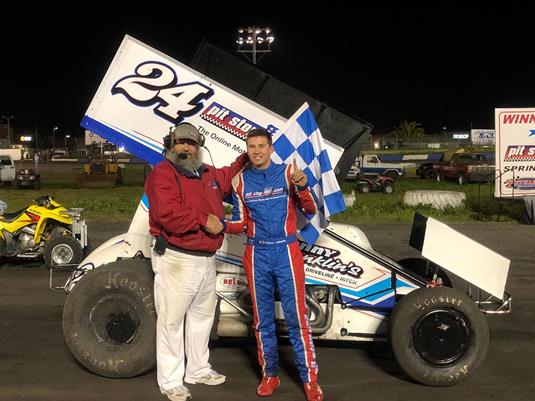 Chase Johnson Hustles to Dominant Victory at Petaluma Speedway