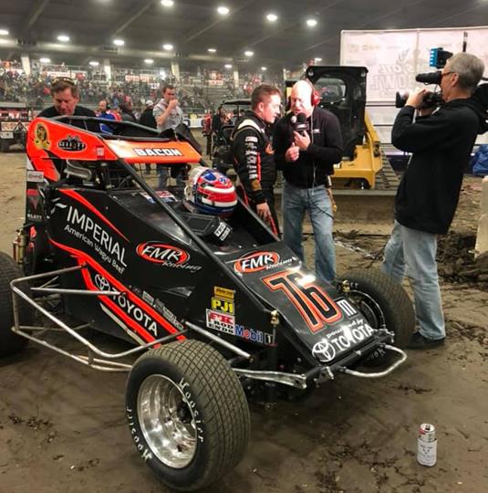 Bacon off to Fast Start in 2019 – Locks into Chili Bowl Championship Feature!