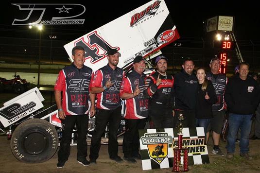 Dominic Scelzi Secures First Win of the Season With Late-Race Pass at Stockton