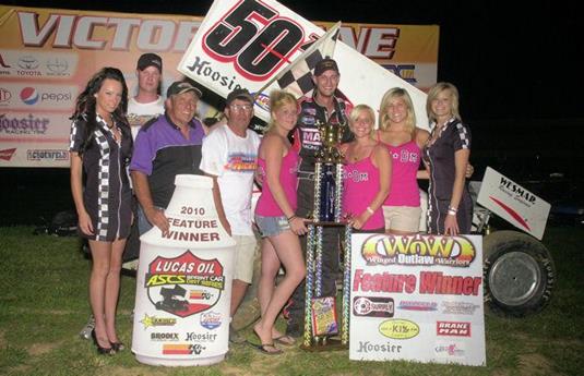Chappell Back in Lucas Oil ASCS Victory Lane with McMillin/Hockett Memorial Win!