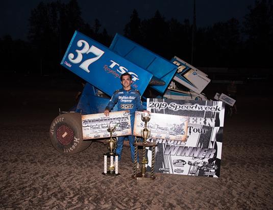 Mitchell Faccinto Wins Third Race Of The Week In Round #5 At Cottage Grove; Faccinto 2019 Speedweek Northwest Champion