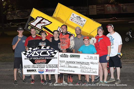 Tankersley Sweeps ASCS Gulf South Event for Third Straight Race