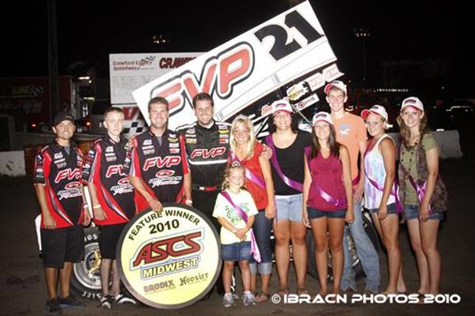 Brian Brown Best of ASCS Midwest Again at I-80 Speedway!