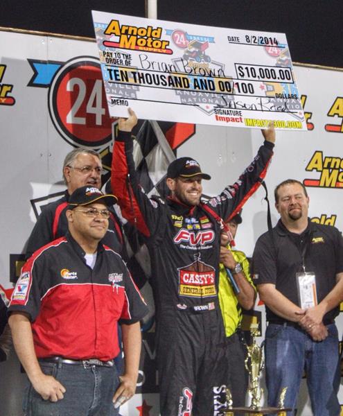 Brian Brown Wins the 360 Knoxville Nationals