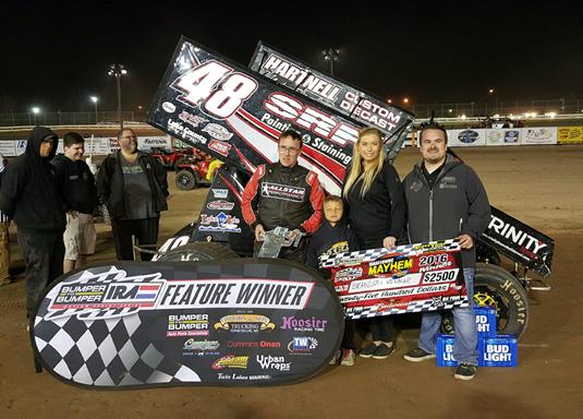 WIMMER EDGES NEITZEL FOR BUMPER TO BUMPER IRA SPRINT VICTORY IN MANITOWOC MAYHEM CONTEST!