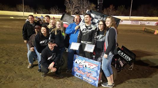 Flud and Laplante Secure Driven Midwest USAC NOW600 National Wins on Night 1 of Creek County Clash