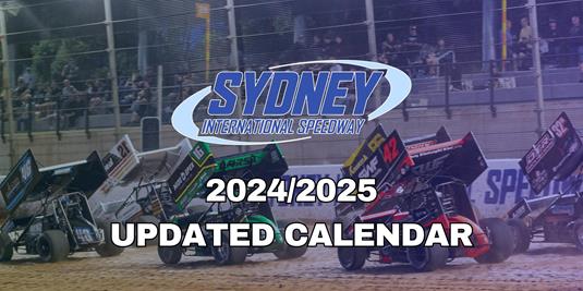 2024/2025 Updated Season Calendar