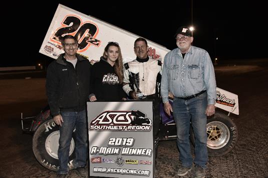 Rick Ziehl Ends Winless Streak With ASCS Southwest At Central Arizona Speedway