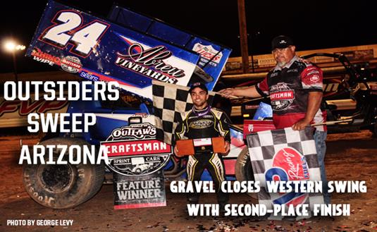 Abreu Closes Out Western Swing in Victory Lane Arizona Speedway
