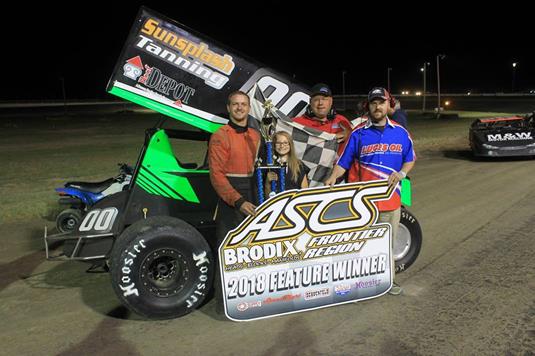 Hickle Doubles Up With ASCS Frontier At Big Sky Speedway
