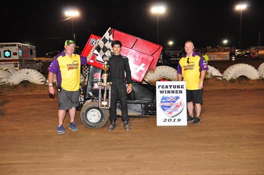 Whit Knisley Triumphs NOW600 Tel-Star Weekly Field at I-30 Speedway
