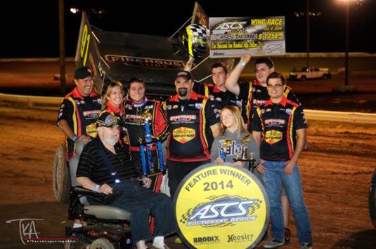 Casey Buckman Garners First Victory with ASCS Southwest