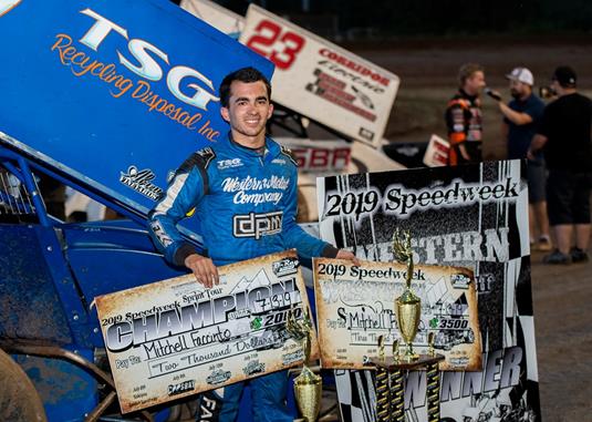 Mitchell Faccinto 2019 Speedweek Northwest Champion; First Career Speedweek Title