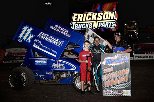 Bakker, Ledger and Amdahl Score First Feature Victories of Season at Jackson Motorplex