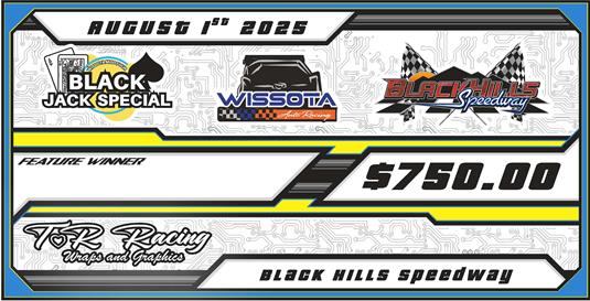 $750 to WIN Wissota Mod 4 Blackjack Special Event