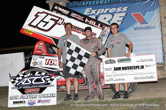 Hafertepe Revs Things Up With ASCS Gulf South At RPM Speedway