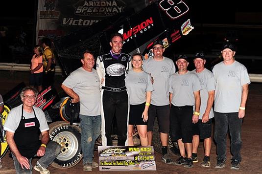 Bob Ream, Jr. Scorches ASCS Southwest Field at Arizona Speedway