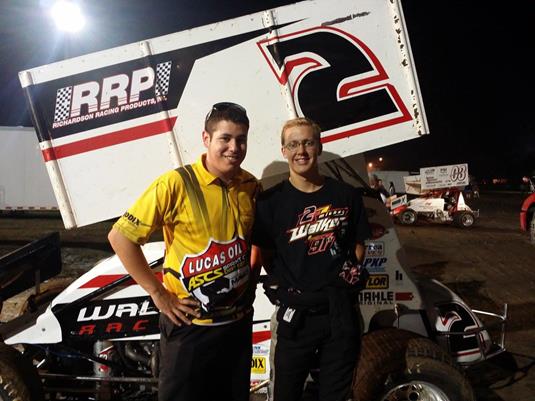 Walker Breaks Through with ASCS Sooner at Creek County Speedway