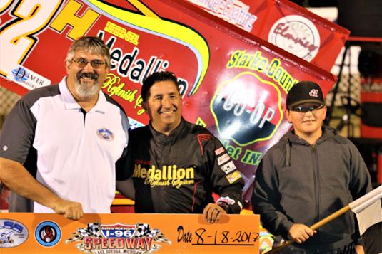 HANNAGAN WINS 3rd FEATURE OF YEAR WITH GLSS