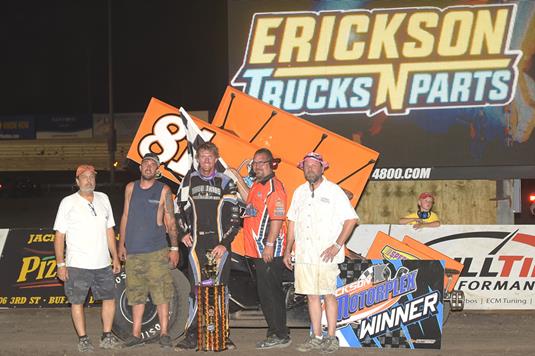 Dover Earns Victory at Jackson Motorplex and Top 10 at Salina Speedway