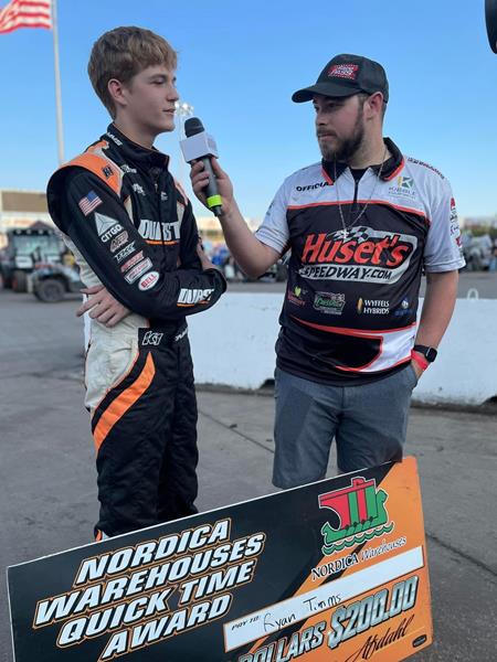 Timms 2nd at Huset’s Speedway as He Turns Attention Back to Midget Racing This Week Ahead