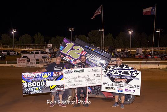 Tony Bruce, Jr. Grabs Lonestar Speedway Victory In ASCS Gulf South/Lone Star Matchup