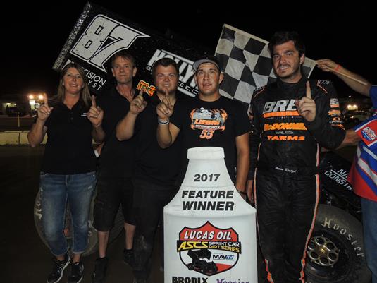 Aaron Reutzel Runs To Rushmore Rumble Victory At Black Hills Speedway
