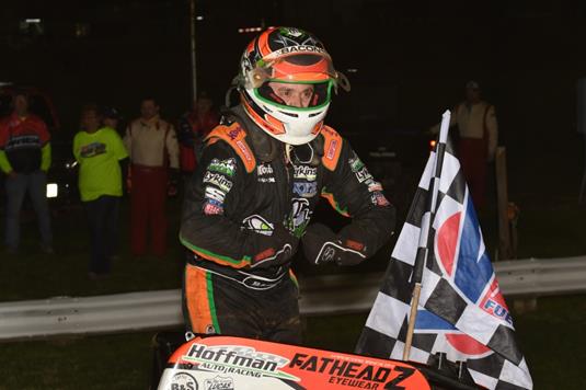 Bacon Back in Action after Collecting First USAC Sprint Car Win of the Year