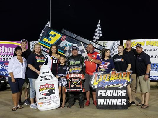 Swindell Sweeps LOS 360 Sprint Car Nationals at Lake Ozark Speedway