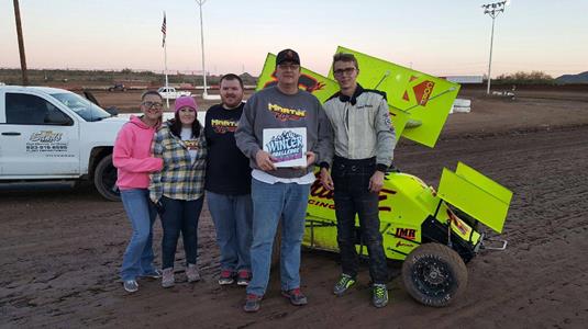 Jarrett Kicks Off 2016 with 2 Wins During Canyon Speedway Parks Winter Challenge!