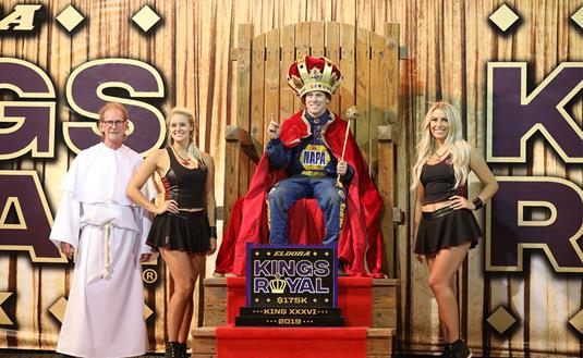 RECLAIMING THE THRONE: BRAD SWEET WINS $175,000 KINGS ROYAL AT ELDORA SPEEDWAY