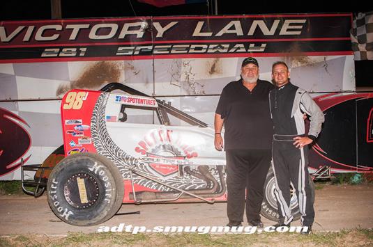 Jarrod Jennings Grabs First Career ASCS Elite Non-Wing Victory At 281 Speedway