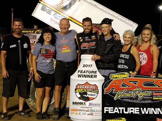 Brian Brown On Top At Randolph County Raceway With Lucas Oil ASCS