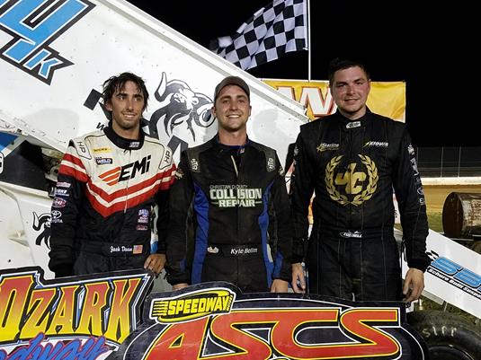 Bellm Holds Off Cornell With ASCS Warriors At Lake Ozark Speedway