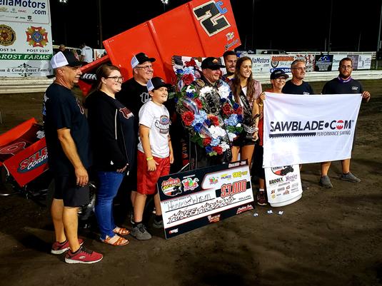 Wayne Johnson Prevails In Sage Fruit Ultimate Challenge With The Lucas Oil American Sprint Car Series