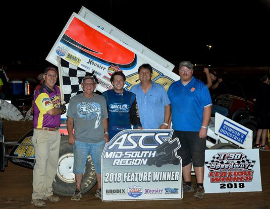 Howard Moore Doubles Up On ASCS Mid-South Speedweek Wins At I-30 Speedway