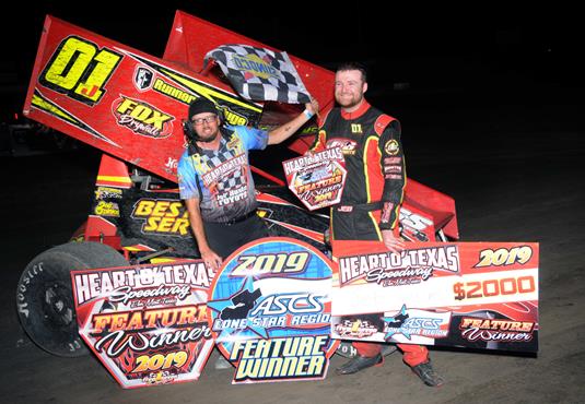 Jeb Sessums Grabs First ASCS Lone Star Triumph At Heart O’ Texas Speedway