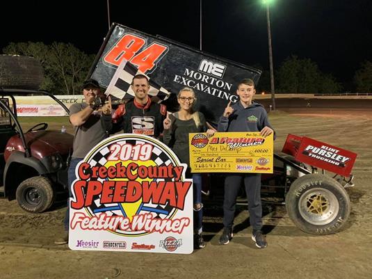 DeCamp, Davis, Brownlee, and Masterson Earn Creek County Speedway Wins