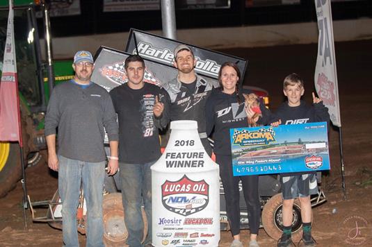 Flud, Pearson and Mahaffey Earn The Cup Titles During Lucas Oil NOW600 Series Event at Arkoma Speedway