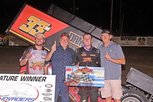 Daniel Earns Sprint Invaders Win Before Charging to Top 10s at Jackson and Knoxville