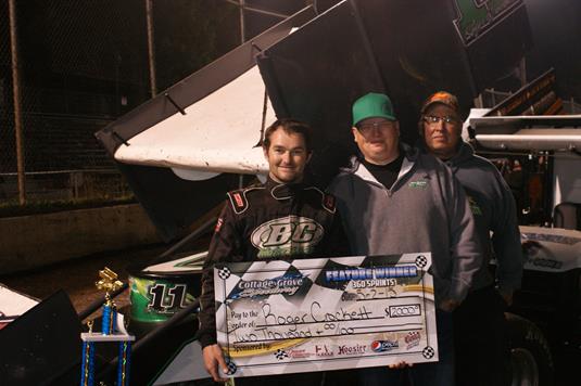 Crockett, Williamson, Hand, Sine, And Simmons Earn Huddle Automotive Repair Fan Appreciation Night Wins