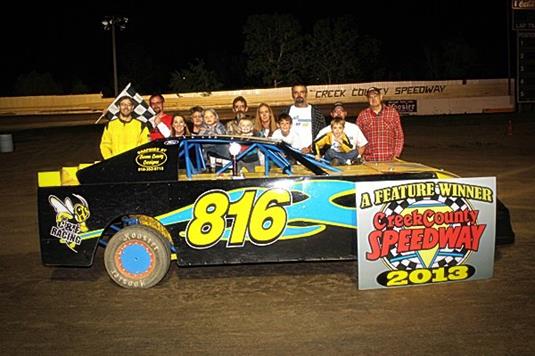 Wilson, Bates, Jefferies, Fisher, Phillips take home wins at Creek County Speedway