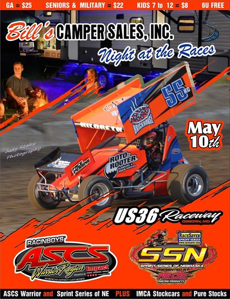 ASCS Warrior Region Ready For U.S. 36 Raceway Return This Friday Night