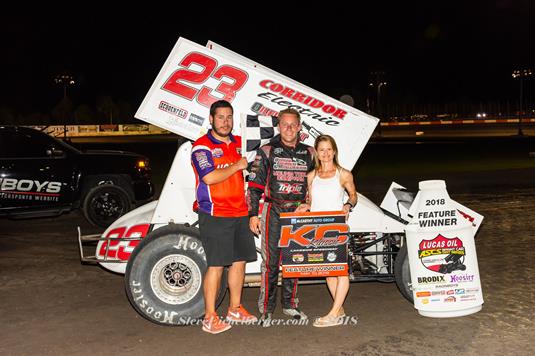 Bergman Wins at Lakeside Speedway During Busy Week